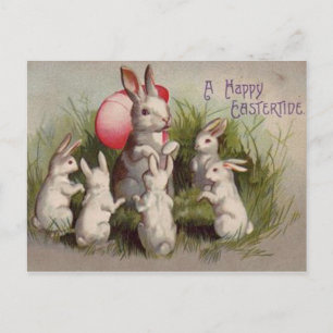 Vintage Easter Holiday Greeting Postcard