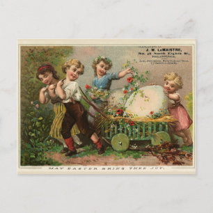 Vintage Easter Holiday Postcard