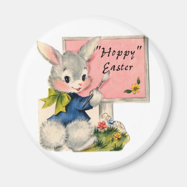 Vintage Easter Image Magnet (Front)