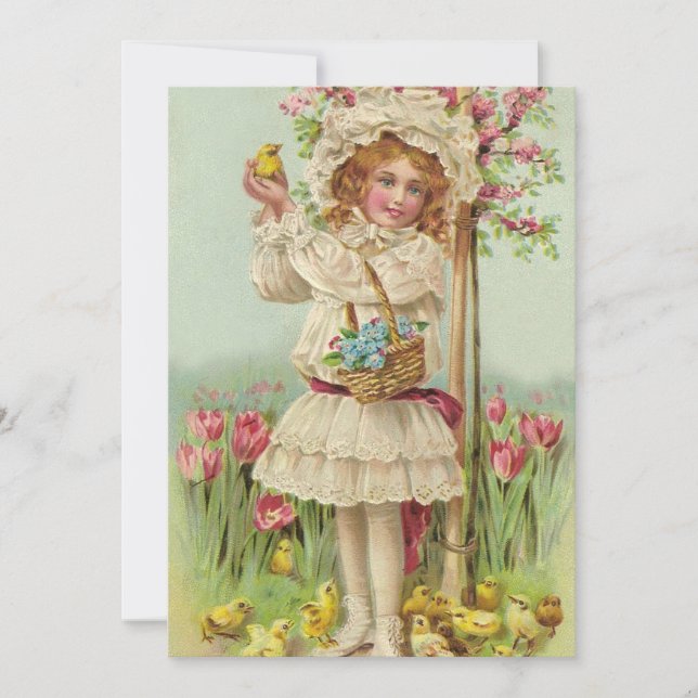 Vintage Easter Invitation (Front)