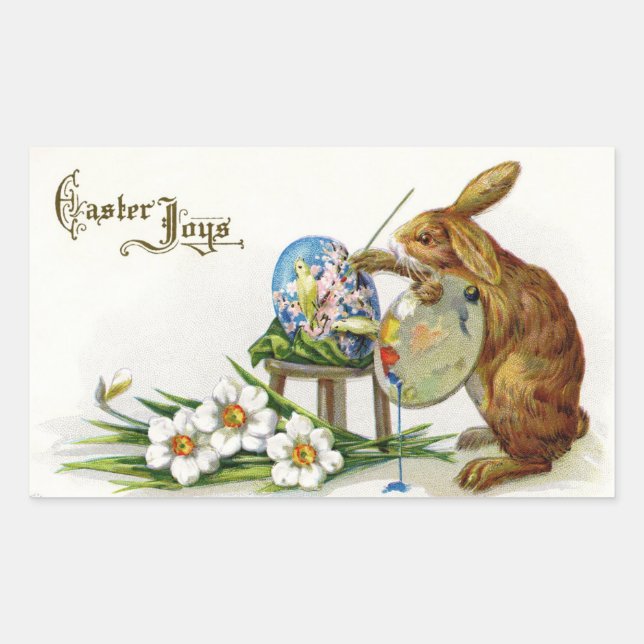 Vintage Easter Joys Sticker (Front)