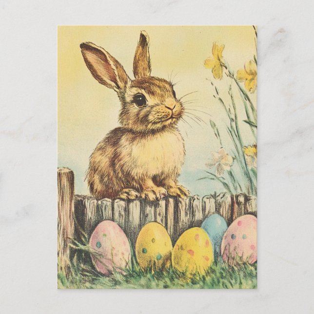 Vintage easter postcard (Front)