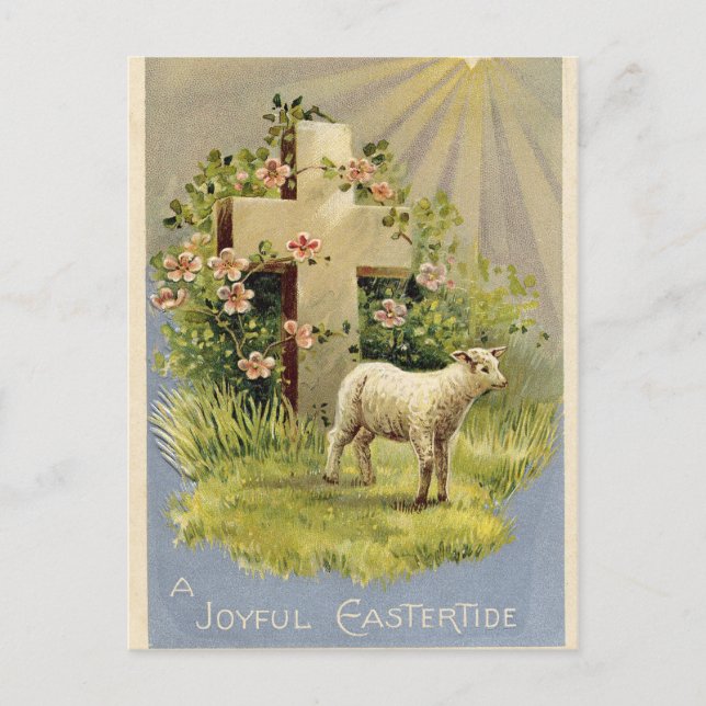 Vintage Easter postcard (Front)