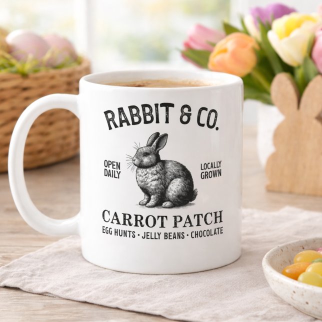 Vintage Easter Rabbit  Coffee Mug (Creator Uploaded)