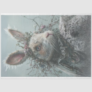 Vintage Easter Rabbit Decoupage  Tissue Paper