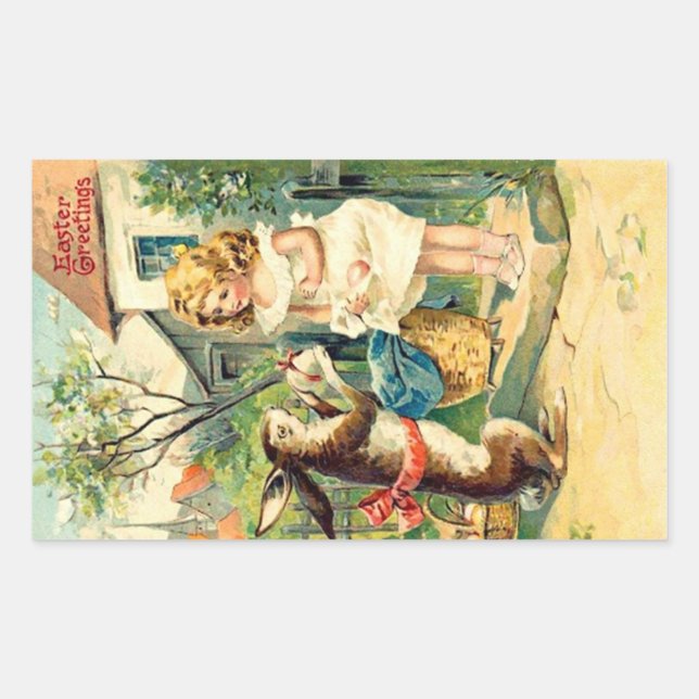 Vintage : easter - sticker (Front)