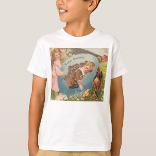 Vintage Easter Victorian Girl & Boy T-Shirt