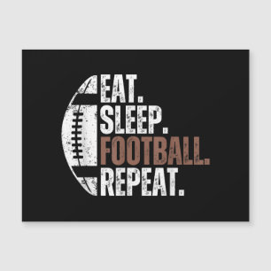 Vintage Eat Sleep Football Repeat