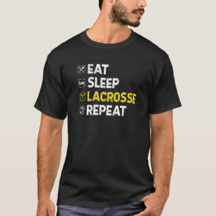 Vintage Eat Sleep Lacrosse Repeat Lacrosse Men T-Shirt