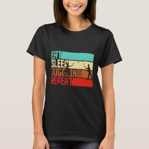 Vintage Eat Sleep Repeat Juggling T-Shirt