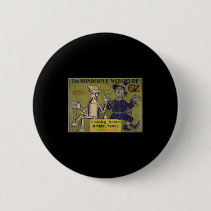 Vintage Ecrow Tin-man Shirt Art-the Wizard Of Oz 2 Inch Round Button
