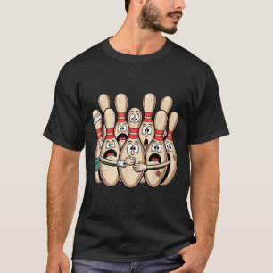 Vintage Ed Bowling Cartoon Funny Bowler League  T-Shirt