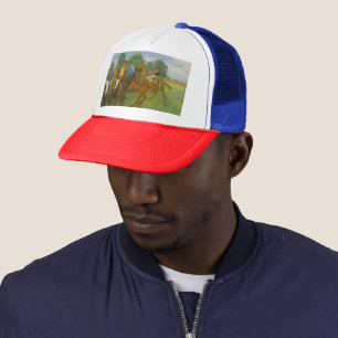 Vintage Edgar Degas Before the Race Horse Art Trucker Hat