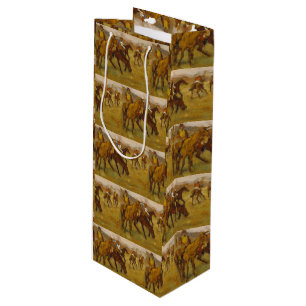 Vintage Edgar Degas Before the Race Wine Gift Bag