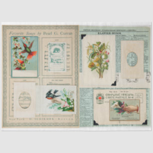 Vintage Edwardian images Tissue Paper