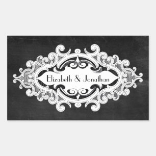 Vintage Edwardian Wedding Sticker