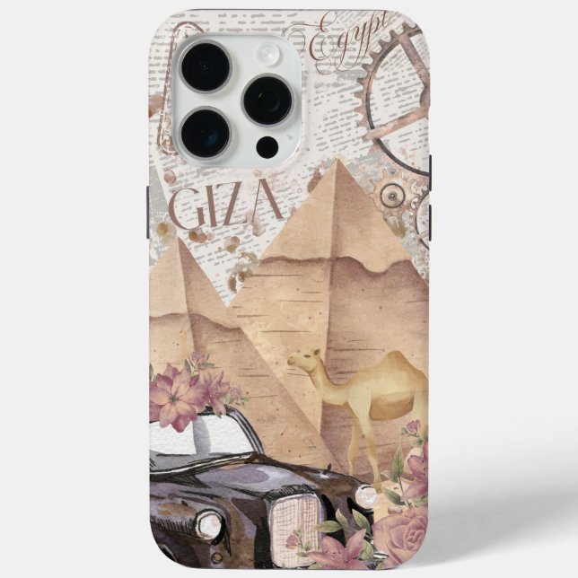 Vintage Egypt Phone Case (Back)