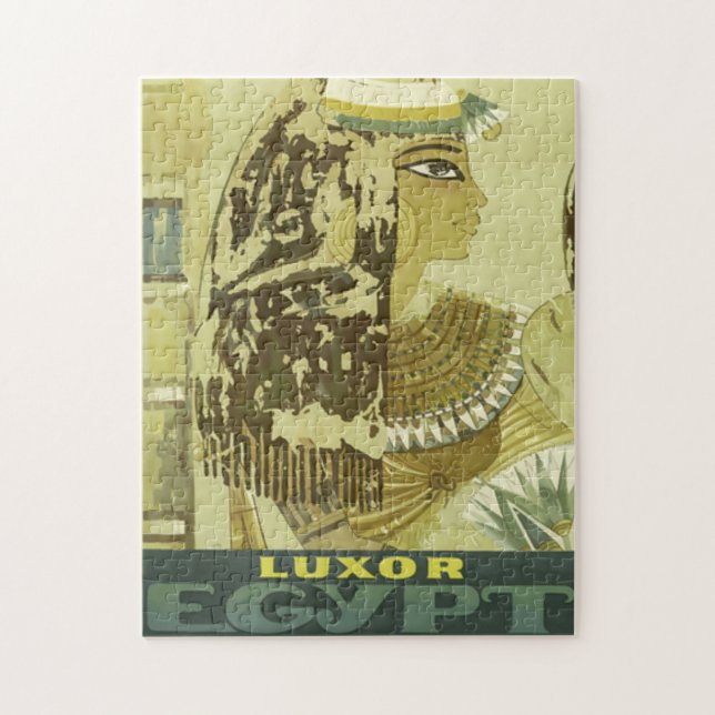 Vintage Egypt Travel Poster Jigsaw Puzzle (Vertical)