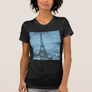 Vintage Eifel Tower Paris France 1889 T-Shirt