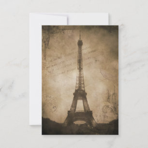 vintage eiffel tower