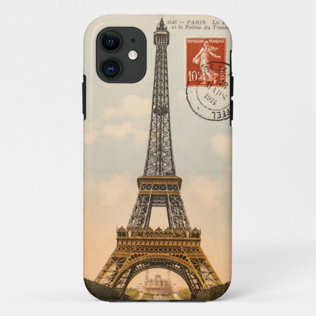 Vintage Eiffel Tower iPhone 6 Case (Back)