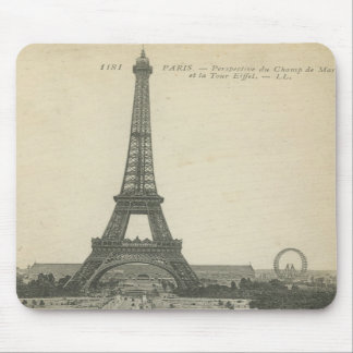 Vintage Eiffel Tower Mousepad