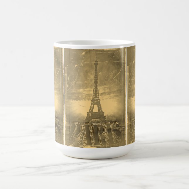 Vintage Eiffel Tower Paris #3 - Mugs (Center)