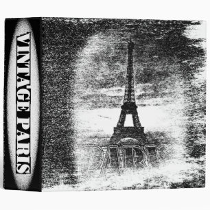 Vintage Eiffel Tower Paris #4 - Binder