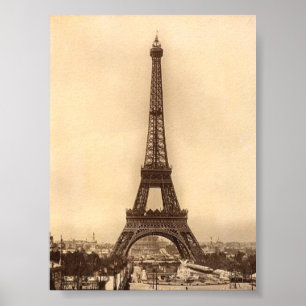 Vintage Eiffel Tower Print