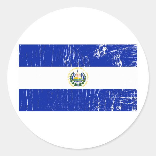 Vintage El Salvador Classic Round Sticker (Front)