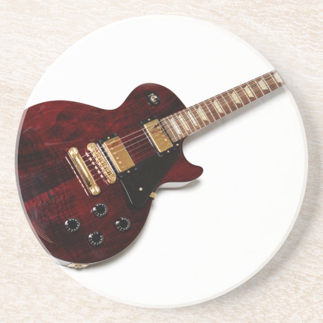 Vintage Electric Guitar Coaster (Front)