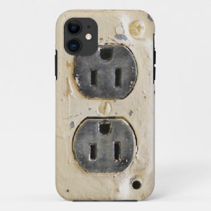 Vintage Electrical Outlet iPhone 11 Case