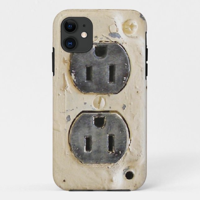 Vintage Electrical Outlet Case-Mate iPhone Case (Back)