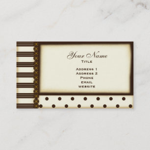 Vintage Elegance Business Card