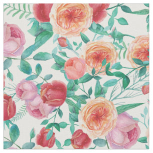 Vintage Elegance   Chic Antique Roses Pattern Fabric