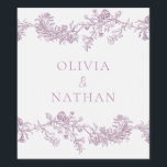 Vintage Elegance: Classic Dusty Rose Pink Wedding Wine Label<br><div class="desc">Vintage Elegance: Classic Dusty Rose Pink Wedding Wine Label

See matching collection in Niche and Nest Store</div>