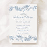 Vintage Elegance: Classic Floral Rehearsal Dinner Invitation<br><div class="desc">Vintage Elegance: Classic Floral Rehearsal Dinner Invitation

See matching collection in our Niche and Nest Store</div>