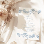 Vintage Elegance: Classic Floral Wedding Invitation<br><div class="desc">Vintage Elegance: Classic Floral Wedding Invitation

See matching collection in our Niche and Nest Store</div>