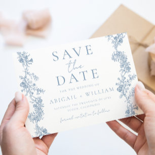 Vintage Elegance: Classic Luxury Wedding Save The Date