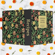 Vintage Elegance: Personalized Fruit Pattern