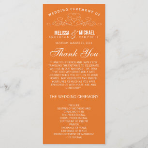 VINTAGE ELEGANCE   WEDDING PROGRAM