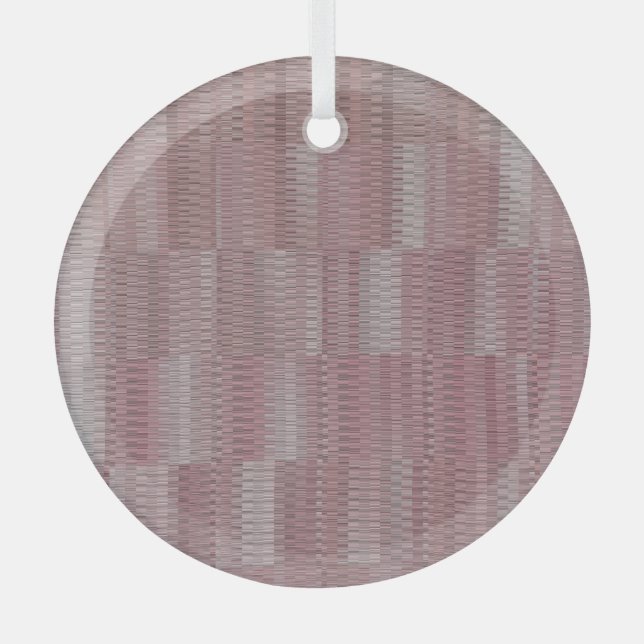 Vintage Elegant Abstract Beautiful Background Glass Ornament (Front)