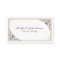 Vintage Elegant Brown Tan Scrolls Business Card