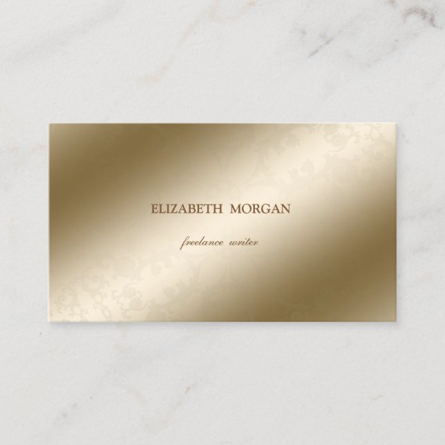 Vintage Elegant,Chic,Lace Business Card (Front)