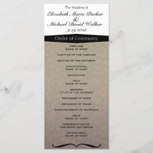 Vintage Elegant Classy Damask Program