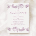 Vintage Elegant Dusty Rose Blush Engagement Party Invitation<br><div class="desc">Vintage Elegant Dusty Rose Blush Engagement Party Invitation

See matching collection in our Niche and Nest Store</div>