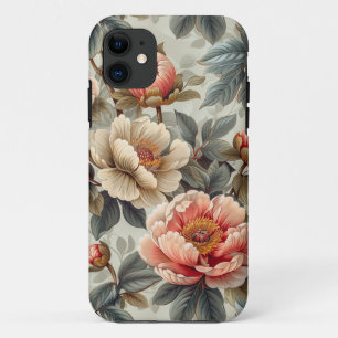 Vintage elegant floral iPhone 11 case