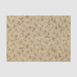 Vintage Elegant Floral collage Tissue Paper