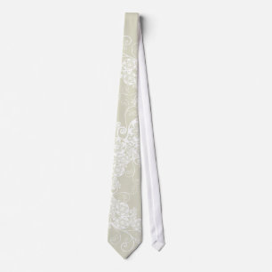 Vintage Élégant Floral Paisley Élégante Cravate Ma