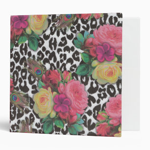 vintage elegant flowers floral binder